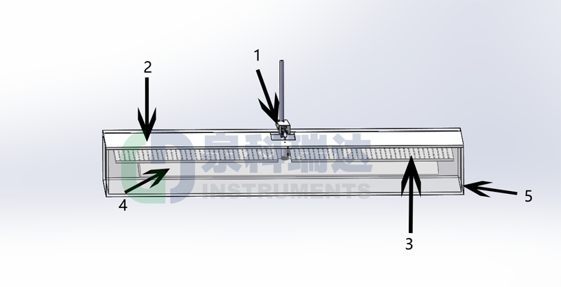 無菌醫(yī)療器械包裝粗大泄漏測(cè)試裝置示意圖